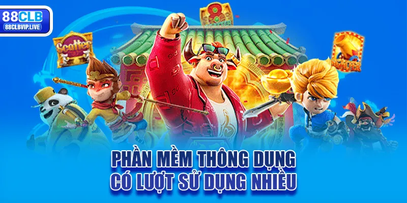 Phần mềm thông dụng có lượt sử dụng nhiều